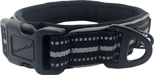 Hem & Boo NEO Sports Collar Black Medium/large