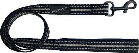 Hem & Boo Sports Lead Black 150x1.9cm Small/Medium