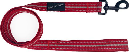 Hem & Boo Sports Lead Red 150 x 1.9cm Small/Medium