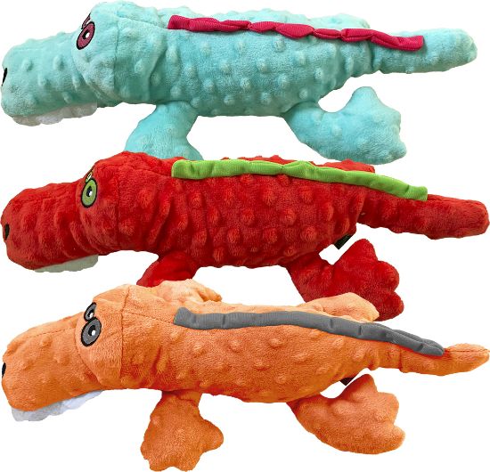 Hem & Boo Crazy Crocodiles Dog Toy Mixed