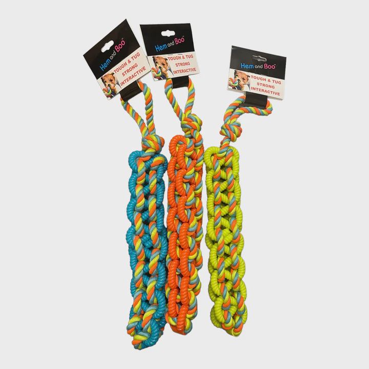 Hem & Boo woven extra heavy rope block
