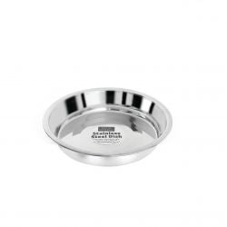Fed 'N' Watered Stainless Steel Kitty & Puppy Flat Pans