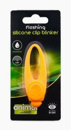 Animal Instincts Flashing Clip Silicone Blinker Orange