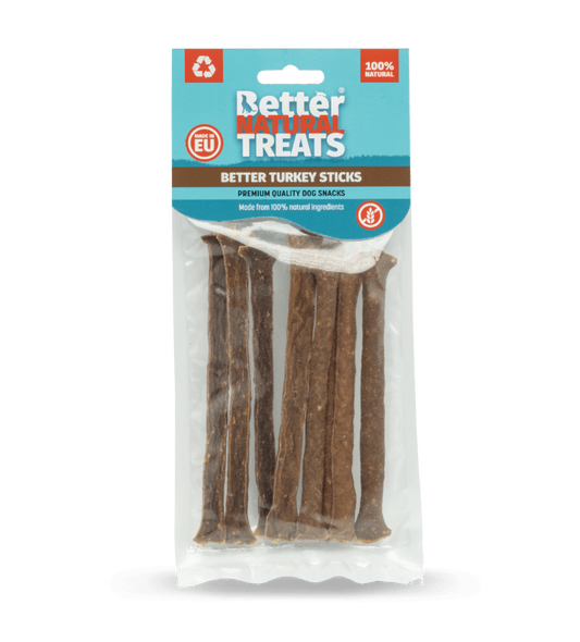 BNT Single Protein Turkey Meat Sticks 50g - Raw To Your Door