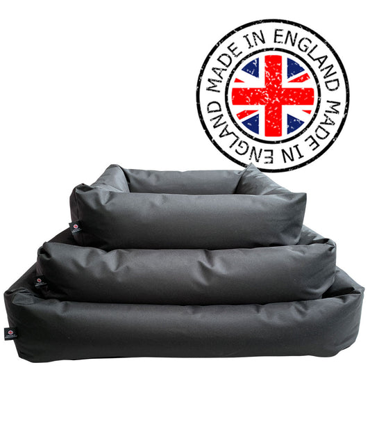 Black Waterproof Chunky Comfort Bed - Raw To Your Door