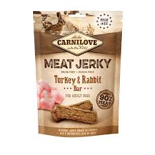 Carnilove Meaty Jerky Turkey With Rabbit 100g - Raw To Your Door