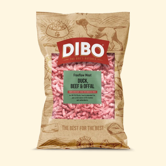 DIBO DUCK, BEEF & OFFAL FREEFLOW 1KG