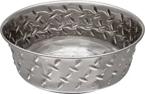 Diamond Plate Bowl With Non-Skid Bottom 946ML
