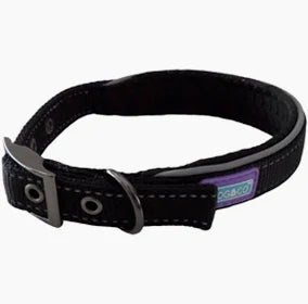 Dog & Co Reflective Padded Collar Black Large