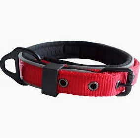 Dog & Co Reflective Padded Collar Red Large
