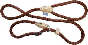 Dog & Co Soft touch Rope Slip Lead Brown