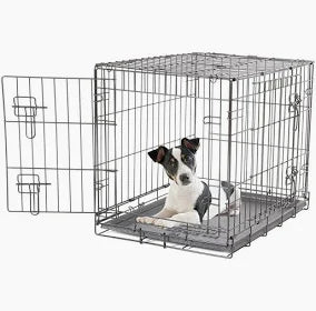 Dogit 2 Door Black Dog Crate Small