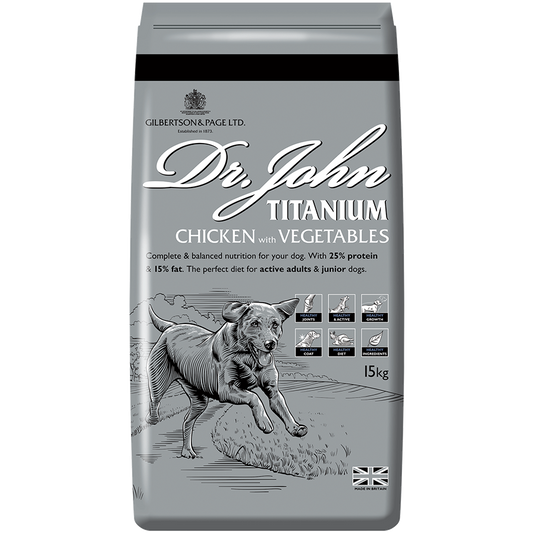 Dr Johns titanium 15kg - Raw To Your Door