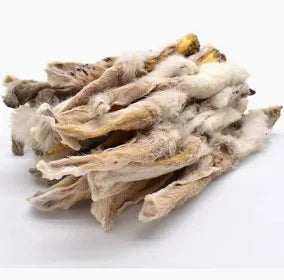 Dried Rabbit Ears With Fur