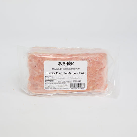 Durham Turkey & Apple Mince single 454g