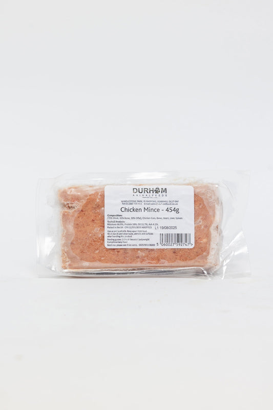 Durham Singles 454g Chicken Mince - Raw To Your Door