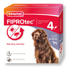 Fiprotec Flea Treatment XL 40-60kg 4 pack