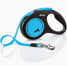 Flexi New Neon Blue Medium 5m Blue