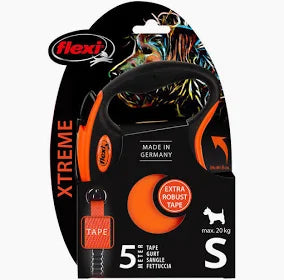 Flexi Xtreme Lead 5m Orange Small (15kg Max)