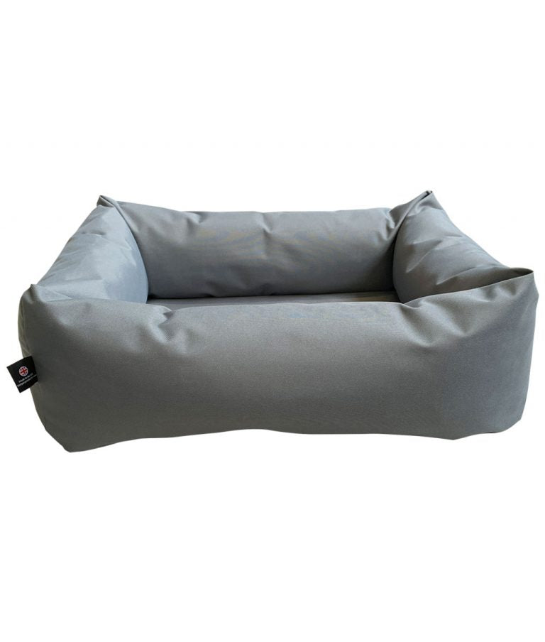 Grey Waterproof Chunky Comfort Bed - Raw To Your Door