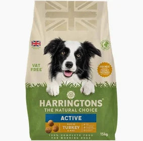 Harringtons Active Turkey & Rice 15kg
