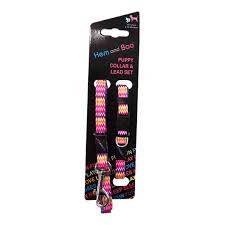 Hem & Boo Zig Zag Pattern Puppy Set Pink