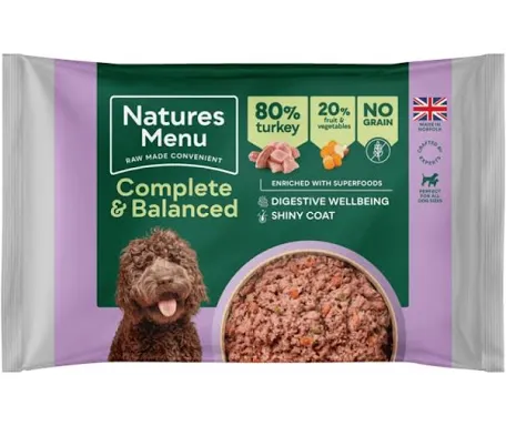 Natures Menu Turkey Complete Block 500g