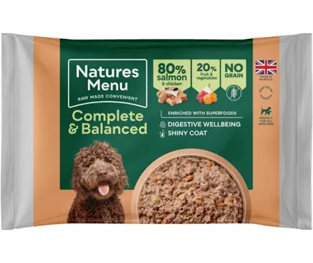 Natures Menu Chicken & Salmon Complete block 500g