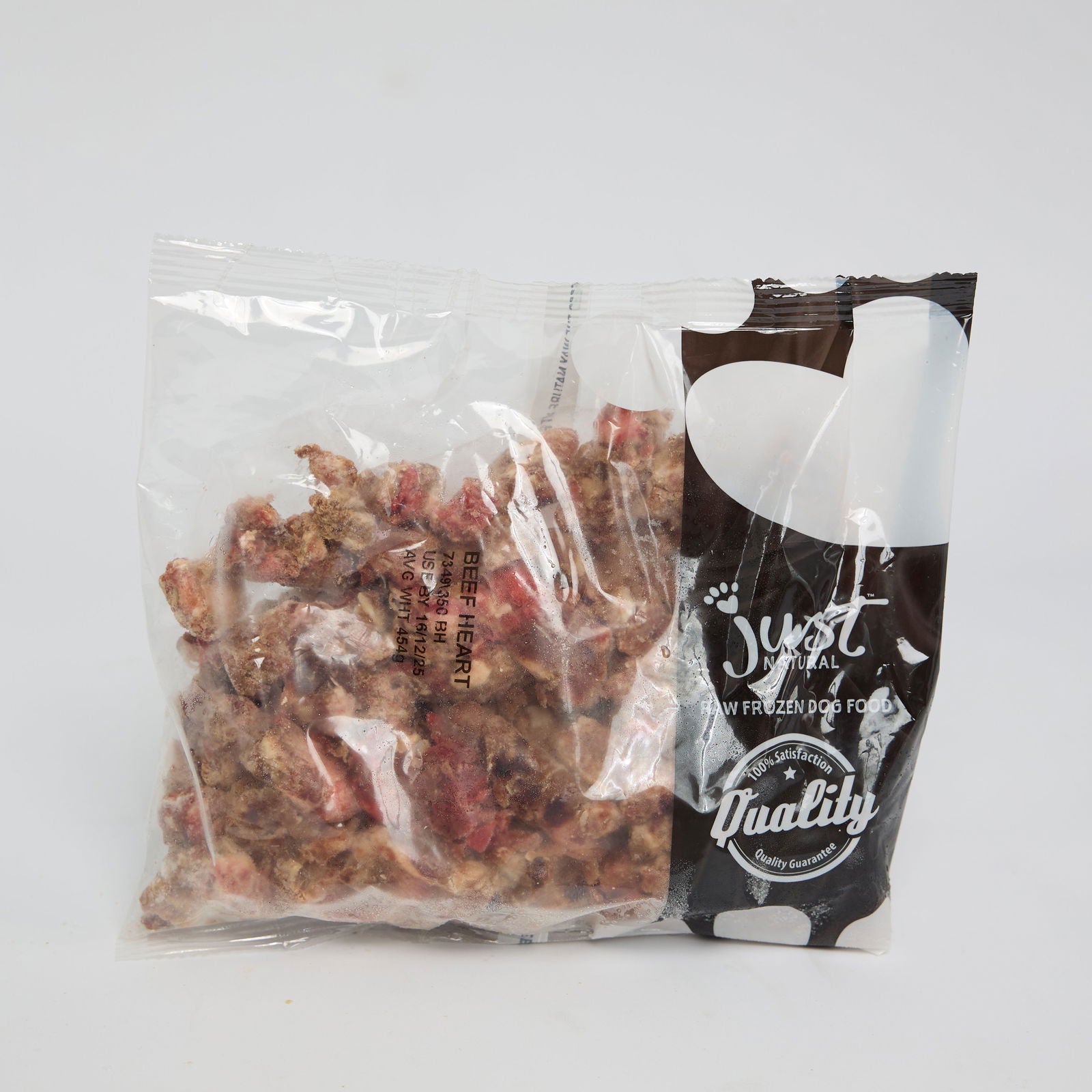 Just Natural Beef An Heart 454g - Raw To Your Door