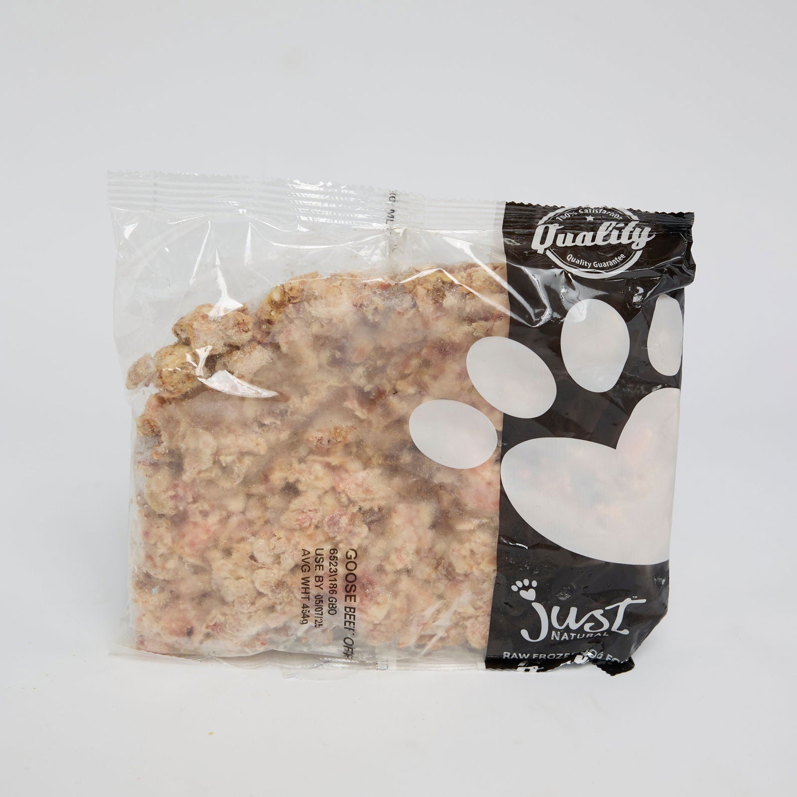 Just Natural Goose Beef Offal 454g - Raw To Your Door