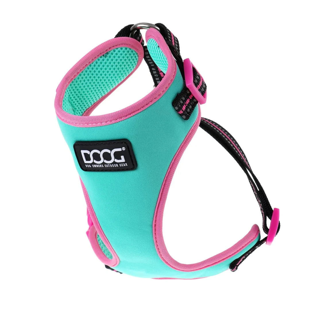 NEOFLEX SOFT HARNESS - NEON Green/Pink - Raw To Your Door