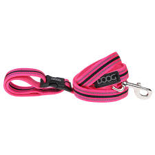 NEON CLIP IT NEOPRENE DOG LEAD - Pink