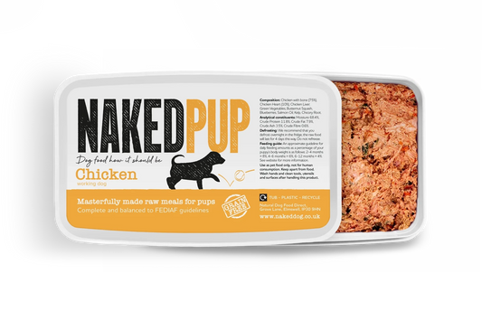 Naked Dog Puppy Chicken 2x500g - Raw To Your Door