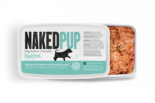 Naked Dog Puppy WD Rabbit 2x500g - Raw To Your Door