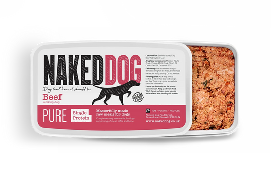 Naked Dog Pure WD Beef 2x500g - Raw To Your Door