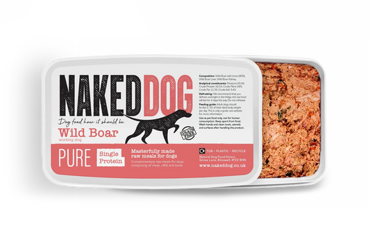 Naked Dog Pure WD Wildboar 2x500g - Raw To Your Door