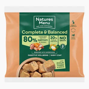 Natures Menu 80/20 Chicken With Salmon nuggets 1kg