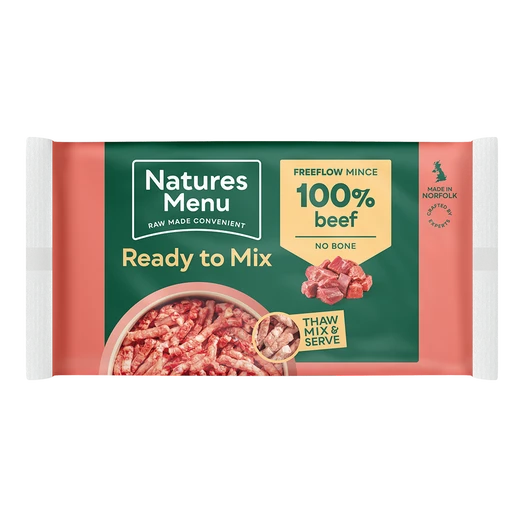Natures Menu Beef Mince 2kg FreeFlow - Raw To Your Door