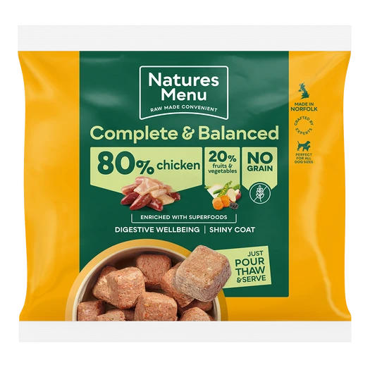 Natures Menu Chicken 80/20 1kg - Raw To Your Door