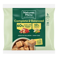 Natures Menu Chicken Lamb 60/40 Nuggets 1kg - Raw To Your Door
