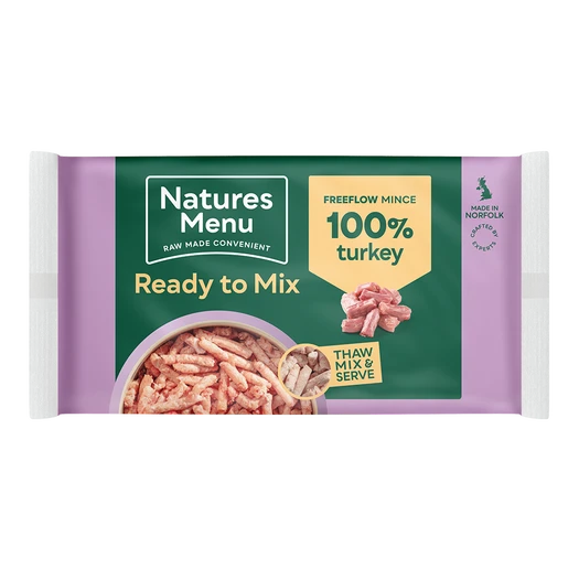 Natures Menu Turkey Mince 2kg FreeFlow - Raw To Your Door