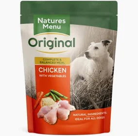 Natures menu Chicken & veg pouch 300g
