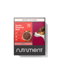 Nutriment Gently Steamed Beef Adult Dog 395g - Raw To Your Door