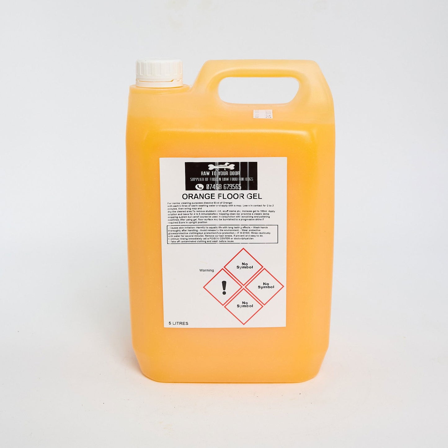 Orange Floor Gel 5ltre - Raw To Your Door