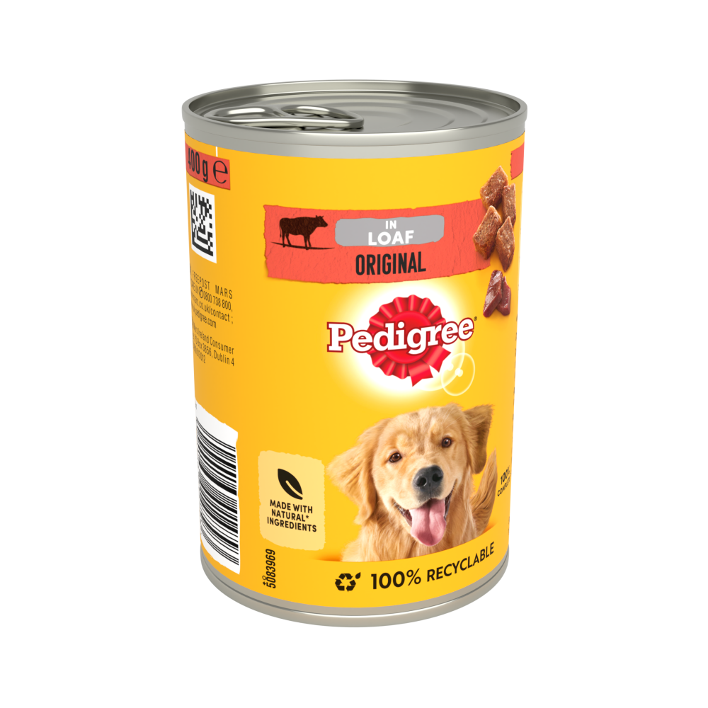 Pedigree Can in Loaf Original 400g - Raw To Your Door