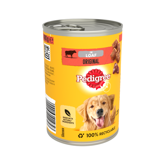 Pedigree Can in Loaf Original 400g - Raw To Your Door