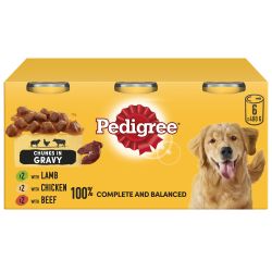 Pedigree Chunks In Gravy Tins 6x400g - Raw To Your Door