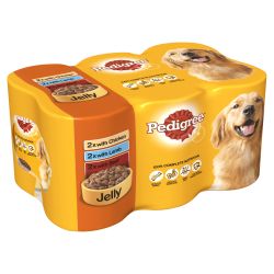 Pedigree Chunks in jelly Tins 6x400g - Raw To Your Door