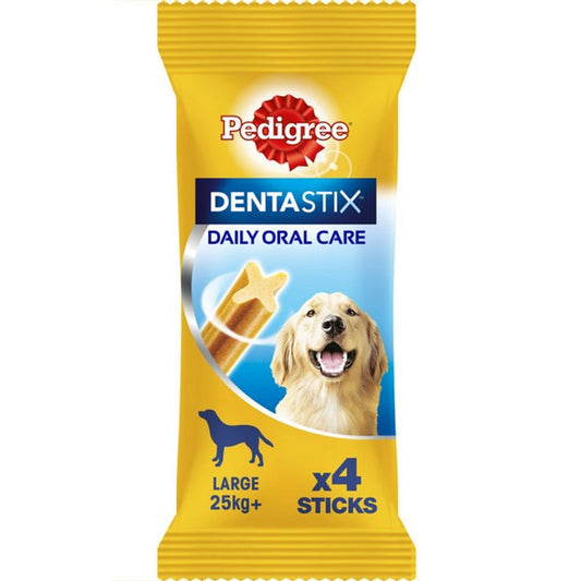 Pedigree DentaStix Daily Dental Chews Large Dog 4 Sticks - Raw To Your Door