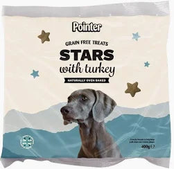Pointer Grain free Cheesy stars dry treats 400g